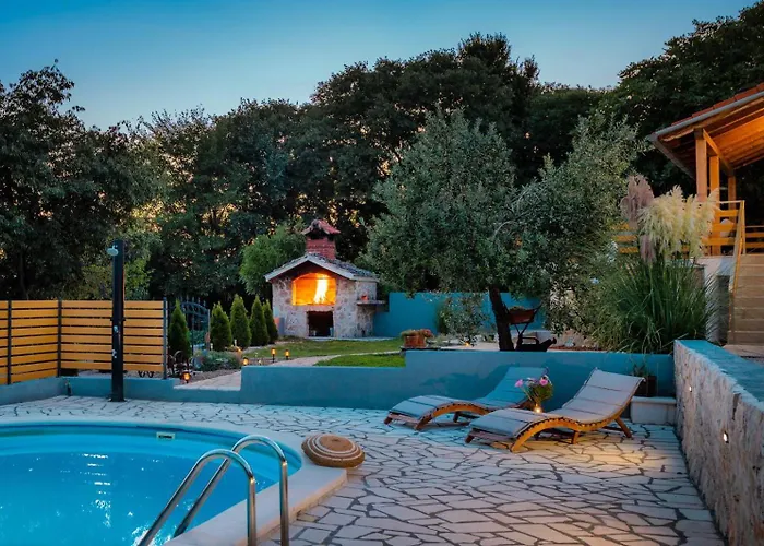 My Dalmatia - Manda Adriatic With Private Heated Pool Сasa de vacaciones Skradin