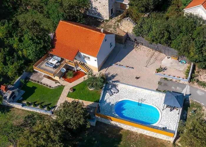 My Dalmatia - Manda Adriatic With Private Heated Pool Ferienhaus Skradin