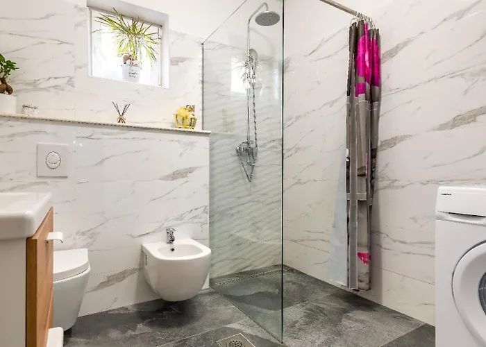 度假居 My Dalmatia - Manda Adriatic With Private Heated Pool 斯克拉丁