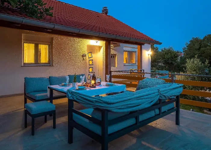 度假居 My Dalmatia - Manda Adriatic With Private Heated Pool 斯克拉丁